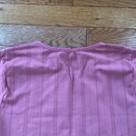pink mauve workout cropped long sleeve top Size M Photo 6