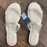 Universal Threads Universal Thread Sandal Cream Two Band slide New shoe size 11 Photo 3