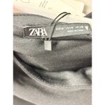 ZARA NWT  Asymmetric Cutout Midi Dress with Chain Accent Black Women's Size M Photo 5