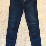 Free People Dark Wash Skinny Jeans Photo 0