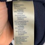 Rafaella NWT  Navy Cowl Neck Long Sleeve Sweatshirt Photo 7