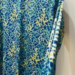 Columbia  pfg outdoor camo active tee womens aqua blue yellow medium Photo 1