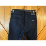 Calvin Klein Jeans CALVIN KLEIN Womens Black High Rise Skinny Button Fly Jeans NWT Size 4 (5081) Photo 4