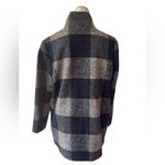 Pendleton NWT PendletonTan Plaid Wool Blend Zip Up Walker Jacket L Stand Collar Wool Photo 4