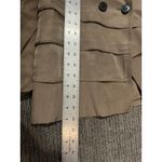 Club Monaco  Isabelle Womens XS Trench Coat Jacket Tan Lightweight Tiered NEW Photo 8