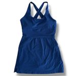 Fabletics  Women’s Active‎ Dress L Short Navy Cross Back Built-In Shorts NWT Photo 0