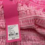 Lilly Pulitzer NWT Size M Jadis Strapless Gingham Top - Pink Isle 010122 Barbie Photo 3