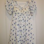 Princess Polly Let's Dance Mini Dress Blue Floral Photo 2