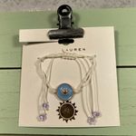 LC Lauren Conrad 🆕  White & Blue Sun Bracelet Photo 3