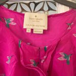 Kate Spade  scenic route Hummingbird ruffle Dress bougainvillea Pink Sz 10 Photo 2