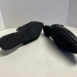 Black Rhinestone Pointed Toe Mules Chain Accent SlipOn Womens Shoes Size 8 NWOT Photo 2