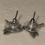 Dragonfly American Flag Earrings Stud Pierced Earrings Red Photo 2