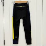 Lululemon  Break New Ground Crop Leggings Roksanda Black Yellow Blue Size 4 Photo 5