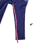Fabletics ‎ Women L Salar Fold Over Waist Yoga Pant Dark Blue Photo 9