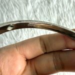 Coach  Bangle Bracelet Silver Plated Photo 5