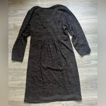 Jon & anna NEW  Long Sleeve Faux Wrap Gray Black Knee Length Dress Size XL Fall Photo 1