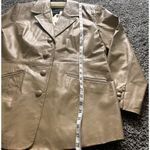 Terry Lewis Classic Luxuries Genuine Leather Vintage Jacket Cream Medium A109 Photo 5