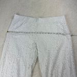 Isaac Mizrahi Live! Pants Sz XLP White Lace Knit Regular Wide Leg Elastic Waist‎ Photo 8