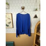 We The Free Sapphire Blue Dahlia Cotton Blend Bell Sleeve Top - Size. Medium Photo 3