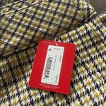 Spanx NWT $148  The Perfect Kick Flare Dijon Jacquard Plaid Ponte Crop Pants Photo 7
