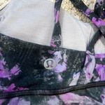 Lululemon  Energy Bra size 4 purple floral Photo 2