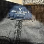 American Eagle  Gray soft corduroy overalls women's Small bibs dungarees Y2K Photo 7
