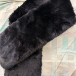 Banana Republic Luxurious  Large black faux fur shawl Photo 1