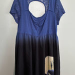 Disney The Nightmare Before Christmas Blue Lace Trim Jack Sally Dress Sz 3x Photo 0