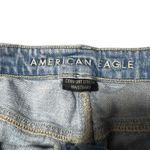 American Eagle  Outfitters Womens Mom Jeans Light Wash Distressed Ripped Size 12 Photo 5
