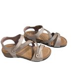 Taos Zanzibar Sandals Womens Leather Z Strap Adjustable Comfort 7.5/8 EU 38 New Tan Photo 1