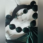 Samantha Pleet Silk Velvet Pendant Jumpsuit green size 4 Photo 5