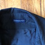 Magaschoni  EUC Women's Sleeveless Black Button Front Collared Dress Photo 4