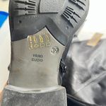 Cordani Italian Black Leather Tall Riding Boots Buckle Womens Size 39 US 8.5 Photo 3