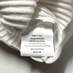 As You Wish Juniors large sweater dress off white ribbed long sleeved dress women’s small Photo 5