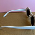 White Sunglasses / 90s White Round Sunglasses Photo 2