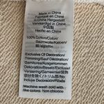 Madewell  RARE Botanical Embroidered Bell-Sleeve cropped Sweatshirt, cream, sz XS Photo 8