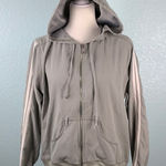 Dress Barn Grey Athletic Hooded Jacket 26PE Photo 0