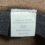 NWT! La Valentina NYC Sequin Band Trim Felt Cowboy Hat Brown Photo 9