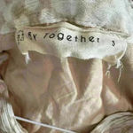 By Together  brown and white dot boho mini dress sz small d13 Photo 3