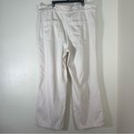 Universal Threads Universal Thread Women's High-Rise Wide Leg Drawstring Pants Cream Off White 16R Photo 4
