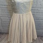 Mustard Seed Fit & Flare Dress Gold & Cream Classic Retro Photo 2