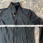 Nike Black Running Jacket with Technical Fabric and Standing Collar Photo 3