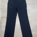 ULTRA OZBEK Made In Italy Striped Dress Pants‎ Sparkly Pinstripe Black US 8 Photo 0