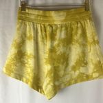 All In Motion yellow and cream Tye Dye shorts woman’s extra small Photo 6