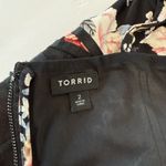 Torrid  Black Floral Stretch‎ Scuba Bodycon Sleeveless Dress Size 2X Photo 11