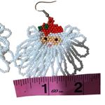 Host Pick 🤟🏻🤘🏻Beaded Jolly Saint Nick Earrings for Pierced Ears Red Photo 8
