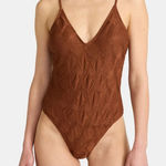 No Boundaries NWT - Elegant Textured One Piece Cheeky Swimsuit. Photo 0