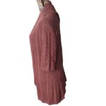 Eileen Fisher  Mauve Purple Wool/Alpaca/Silk/Nylon Blend Open Cardigan Sz  Medium Photo 1