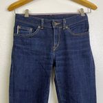 Raleigh Selvedge Straight Leg Jeans 25 Blue White Oak Cotton Stretch USA 27x28 Photo 4
