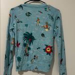J.Crew  Light Blue Novelty Print Florida Beaches Cardigan Size XS Photo 4